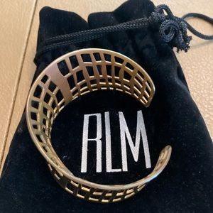 Robert Lee Morris brass cuff rare